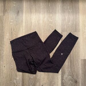 Lululemon patterned leggings EUC